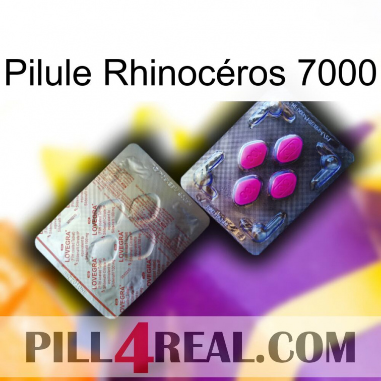 Pilule Rhinocéros 7000 38